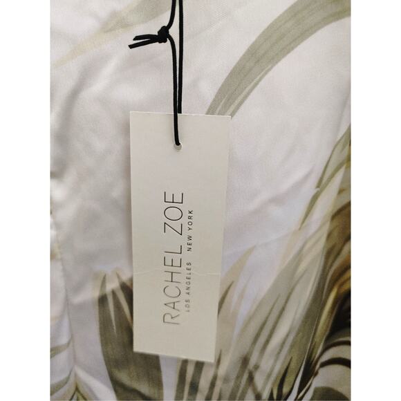 Rachel Zoe Pants Wide Leg Flowy Palm Large NWT - Picture 6 of 7